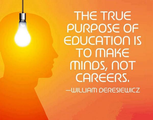 dimanabikun's tweet photo. The True Purpose of Education ... http://t.co/92mSk4cz5O