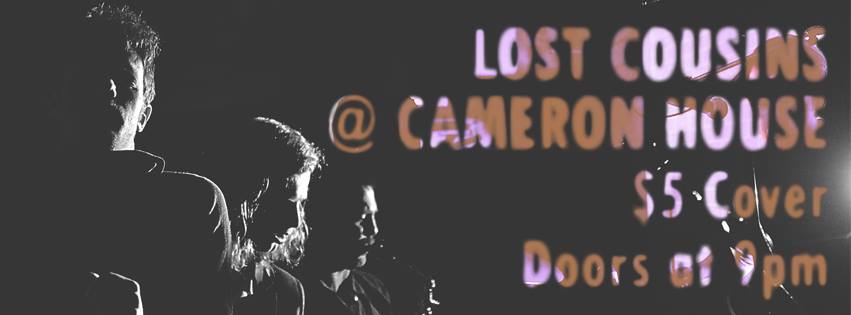This Thurs live #IndieMusic #Toronto. <a href="/LostCousinsBand/">Lost Cousins</a> and @BEAMStheBand &amp; Blue Hills <a href="/TheCameronHouse/">Cameron House</a>  Doors at 9:00