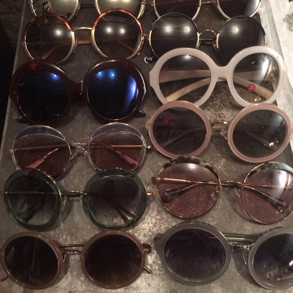 Stylist_Fash's tweet image. Round sunglasses are key for ss15 as seen on our fashion issue cover shoot today! #stylistmagazine #fashionissue