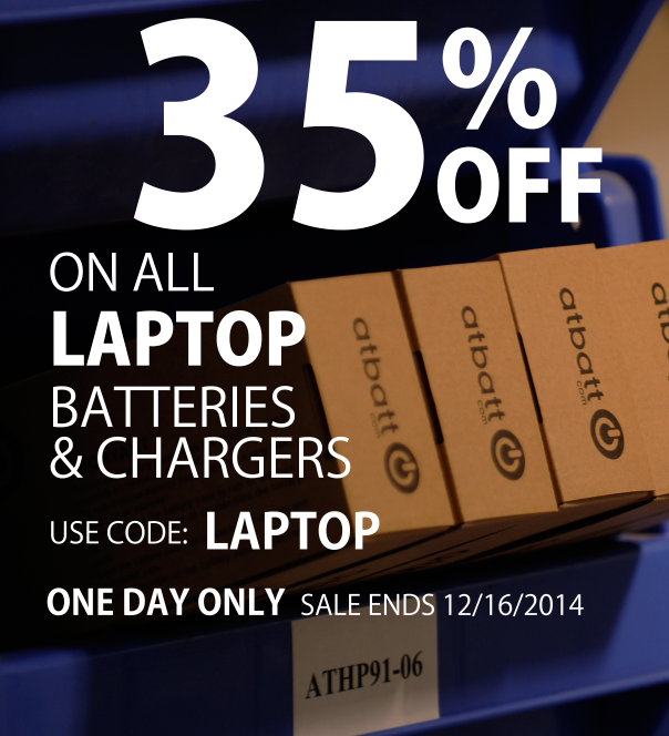 Atbatt's tweet photo. All Laptop Batteries &amp; Laptop Chargers 35% Off just TODAY! Coupon Code: LAPTOP #LAPTOP #BATTERIES #CHARGERS #sales http://t.co/RMThItfVNL