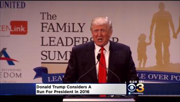 CBSPhiladelphia's tweet photo. Donald Trump Considers A Run For President In 2016 http://t.co/uzh4EsW9ha http://t.co/0Wc34xFNMY