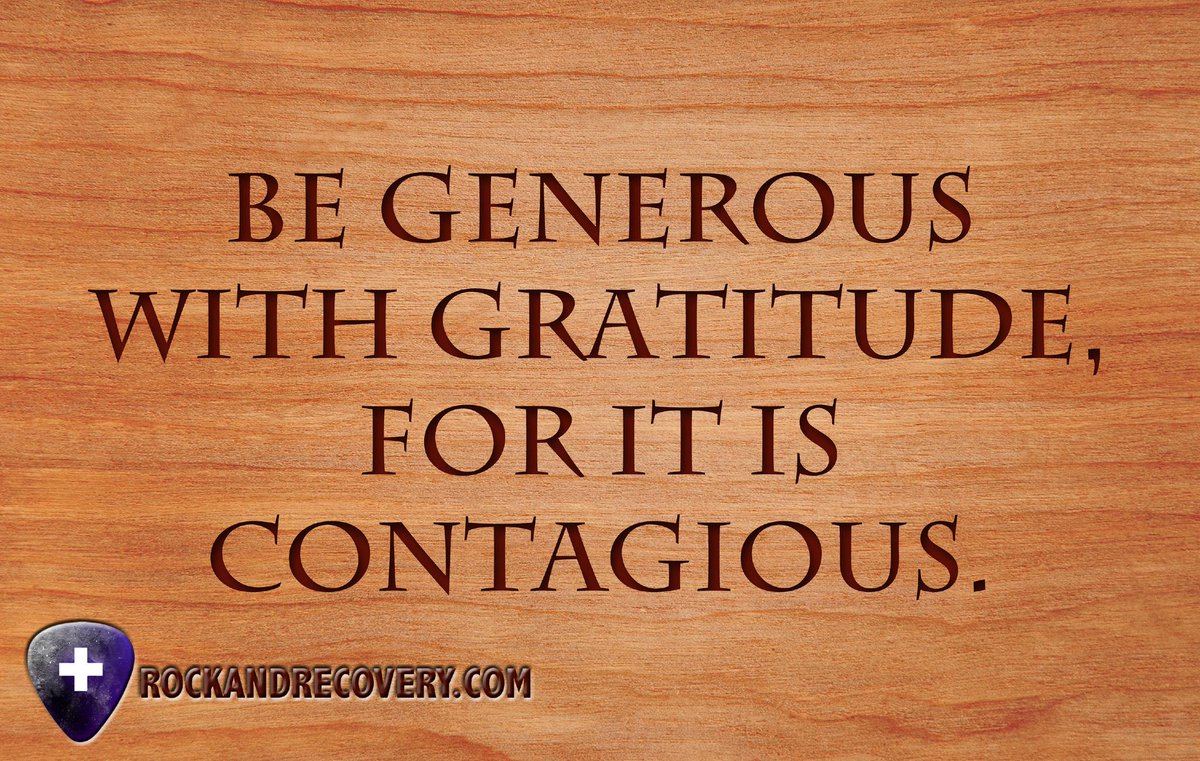 RockandRecovery's tweet photo. It don't cost a thing! #Gratitude #Attitude #MyRecoveryRocks http://t.co/o2GX6omH7p