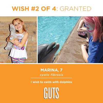 GUTSCharlotte's tweet image. Excited to share our second of four GUTS wishes! Meet Marina, a seven-year-old who has Cystic Fibrosis. #GUTSCLT2014