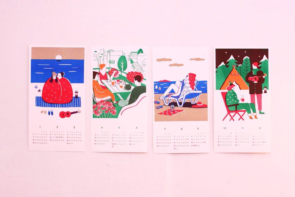 problem_design's tweet image. 김유진의 계절달력 인쇄완료!