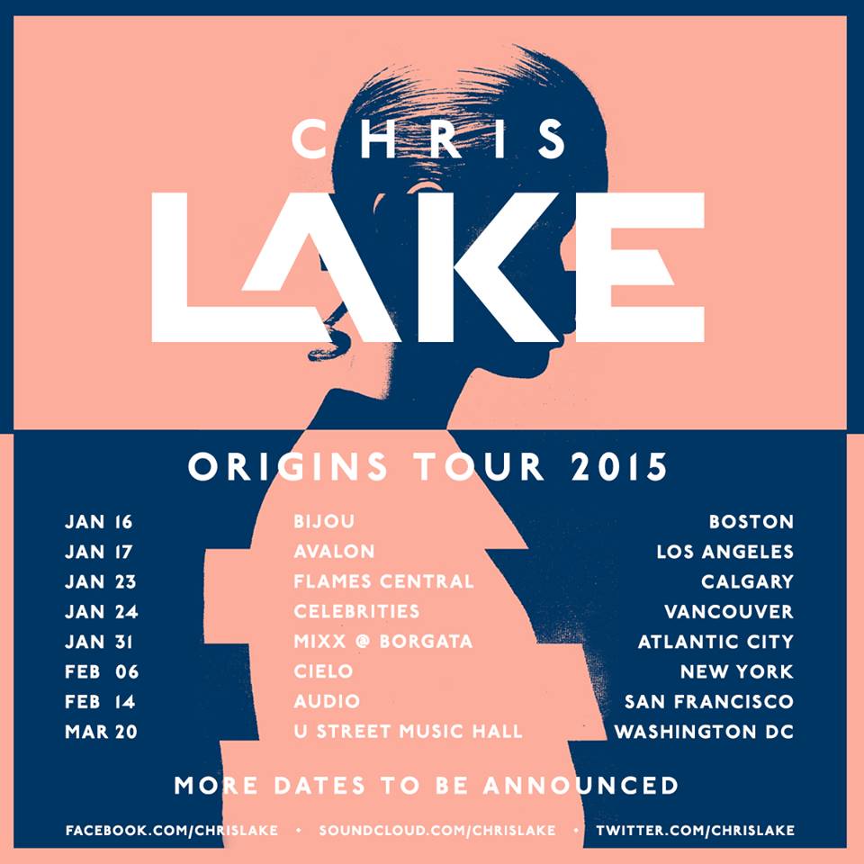 ultrarecords's tweet photo. .@chrislake embarks on the #OriginsTour - you will not want to miss this: http://t.co/7lIq7j4ghz #HouseOnly http://t.co/NSWKPVeuUl
