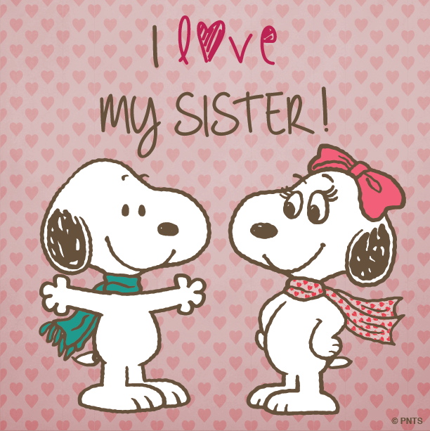 Isabareacord's tweet photo. “@VBareaC: “@Snoopy: I love my sister. http://t.co/ZVMoMv31El” @Isabareacord  😍😍” y yo a vos!!! @VBareaC