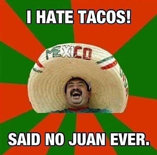 buckslapper's tweet image. In honor of taco Tuesday