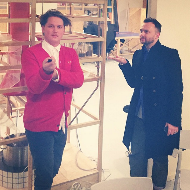 StrangeBeastTV's tweet image. In Stockholm with our boys @pjadad #collaborativecooking as the backdrop @piccadillycurtains