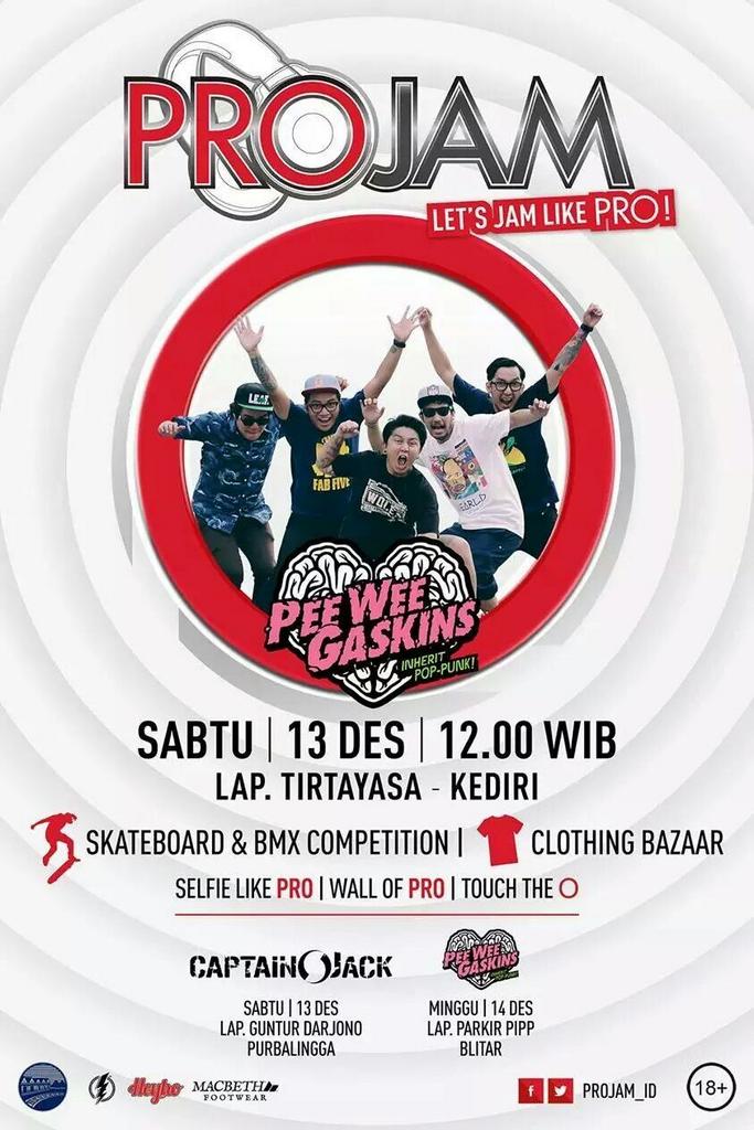 Yoo mentemen Kediri!!! Siap-siap ya!! Akhir pekan ini ada #ProJam , sampai ketemu di sana..