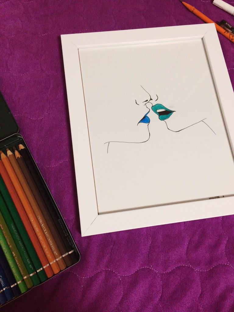 romanticculture's tweet photo. 간만의 그림 http://t.co/y7BqVNynkq