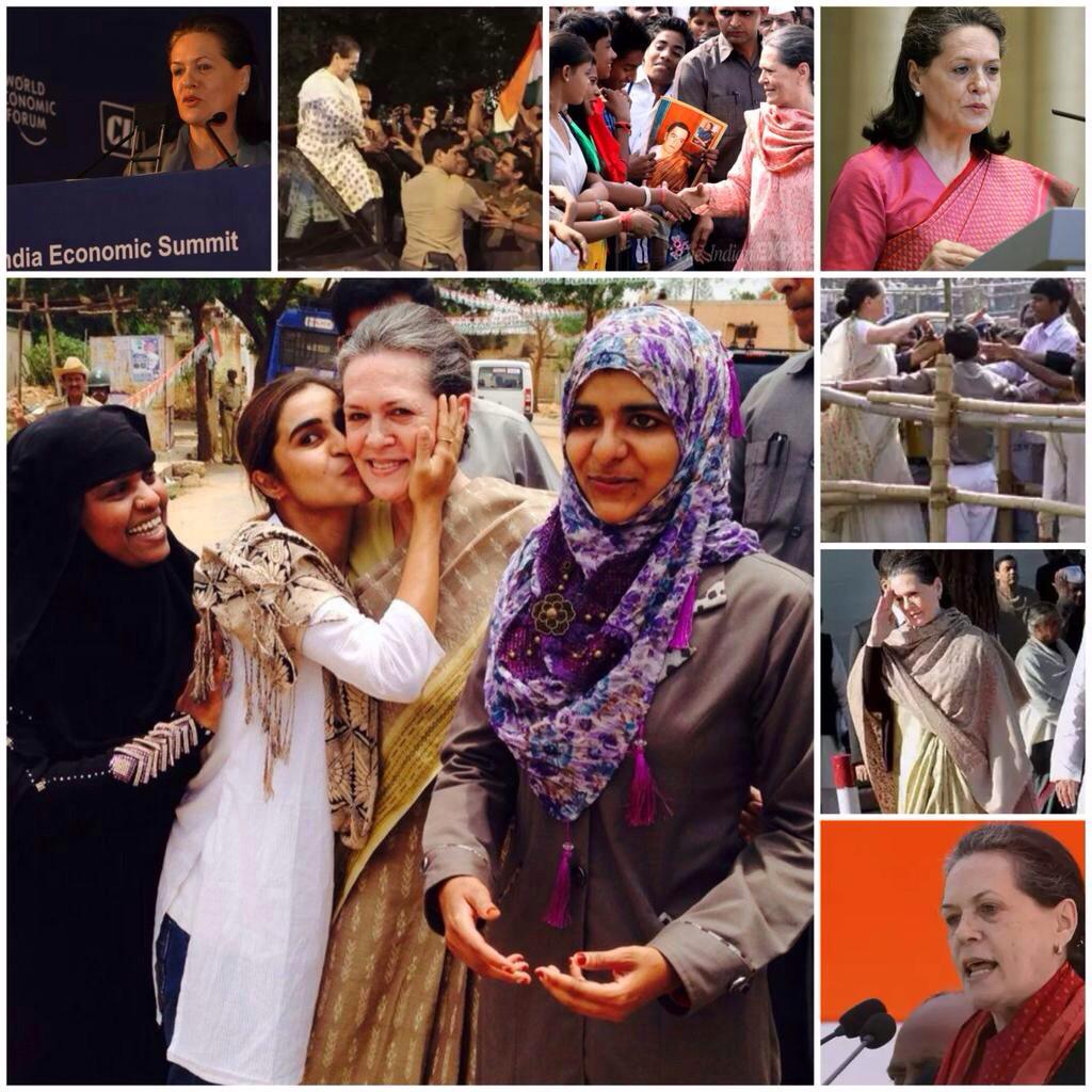 Wishing Sonia Gandhi a very happy birthday . 