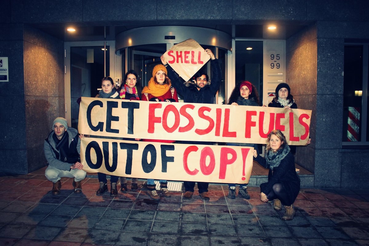European youth wants <a href="/Shell/">Shell</a> and fossil fuel corporations OUT of climate negotiations! #GetTheFFOut #cop20