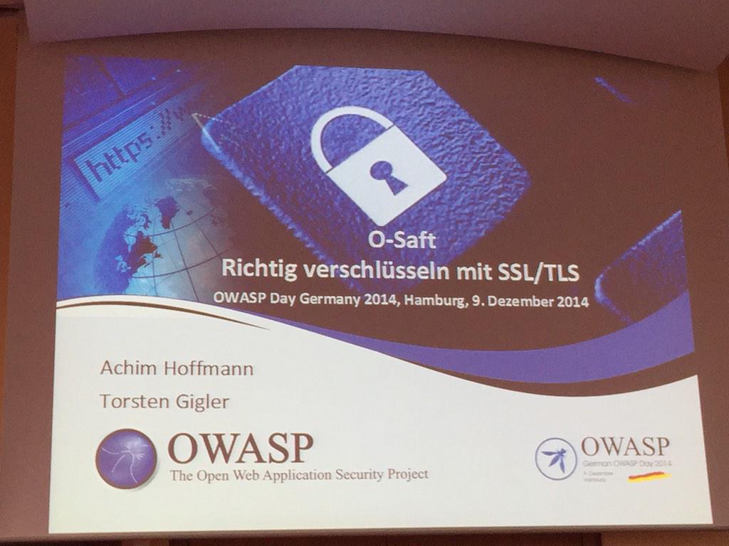 zeroLine's tweet image. Jetzt wird es technisch #owasp_d2014