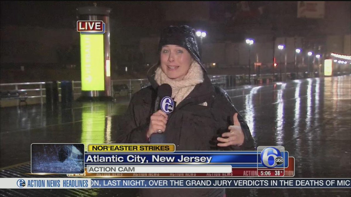 Action News On 6abc On Twitter Katherine Scott Reports On The Nor Easter From Atlantic City N J Http T Co Lth2skarf3 Http T Co Jt1kwoziej