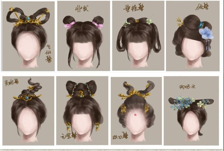 さいたま改２ Twitter પર 古代中国人女性の髪形 東方の青娥娘々さんの髪型は飛仙髻というやつね Http T Co 7jn7ck2f1i Twitter