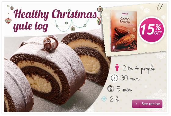 dukandiet's tweet photo. #guiltfreechristmas: Yummy Dukan chocolate yule log recipe. Get 15% off Dukan cocoa http://t.co/BnB1e76e1k http://t.co/E5SbDY6PjJ
