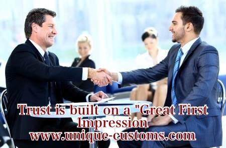 cltnetresource's tweet image. Trust is built on a Great First Impression! #cltnetworking #uniquecustoms #firstimpression