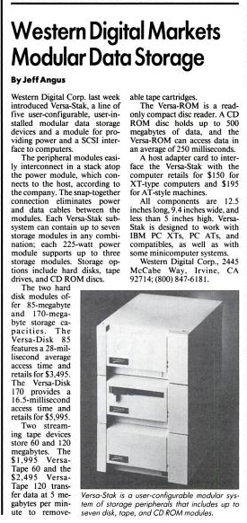 versastack's tweet image. Western Digital Markets Modular Data Storage!
