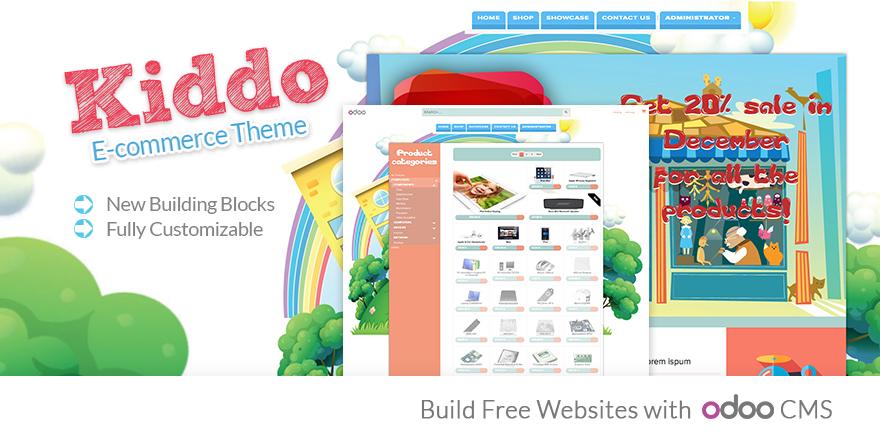 Odoo CMS tweet media