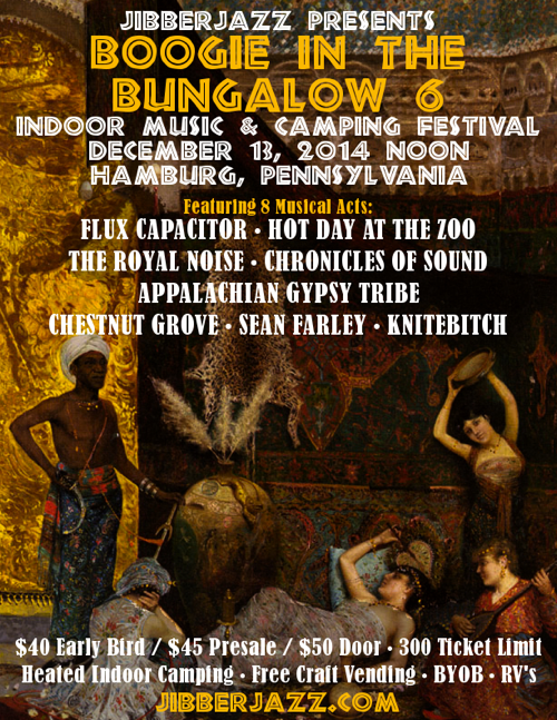 jibberjazz's tweet photo. Boogie in the Bungalow is this Saturday! Join us for an indoor music &amp; camping fest in PA! #letsgettowilddancing http://t.co/I3L3DPQC6v