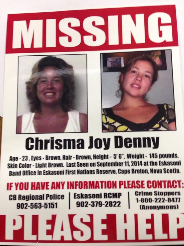 DelSchilling's tweet photo. Her family deserves to know what happened to her.
#HelpFindingChrismaDenny #MMIW http://t.co/6jwB5yC1rQ