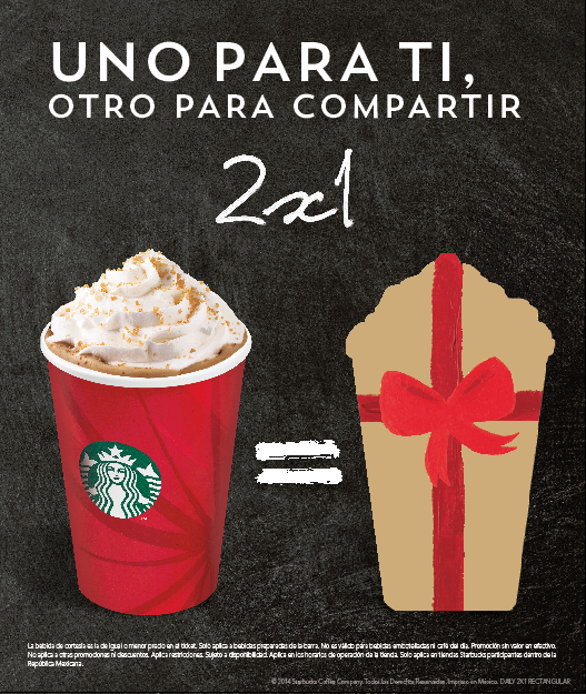 Starbucks_SLP's tweet photo. ¡Buenos días! ¿Listos para disfrutar una bebida con su persona favorita? 2x1 todo el día #Starbucks http://t.co/E7XYZADDXw