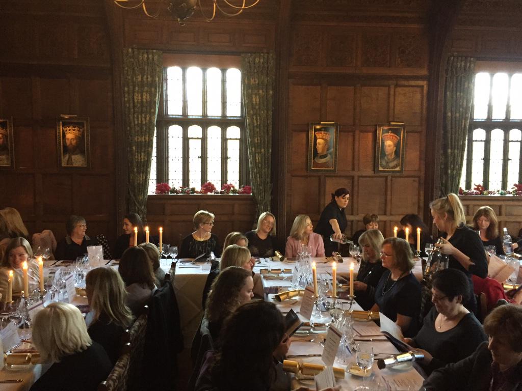 AbigailsCharity's tweet photo. Our first Ladies lunch commences. With Lady Astor hosting and @julieetchitv @ladyyeoman @Cherylbaker in atendance http://t.co/gFtNZhPRXq