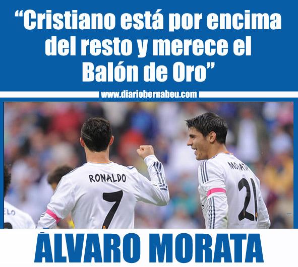 DZonaMadridista's tweet photo. La #FraseDelDia, por @AlvaroMorata http://t.co/KdW1crBUGr