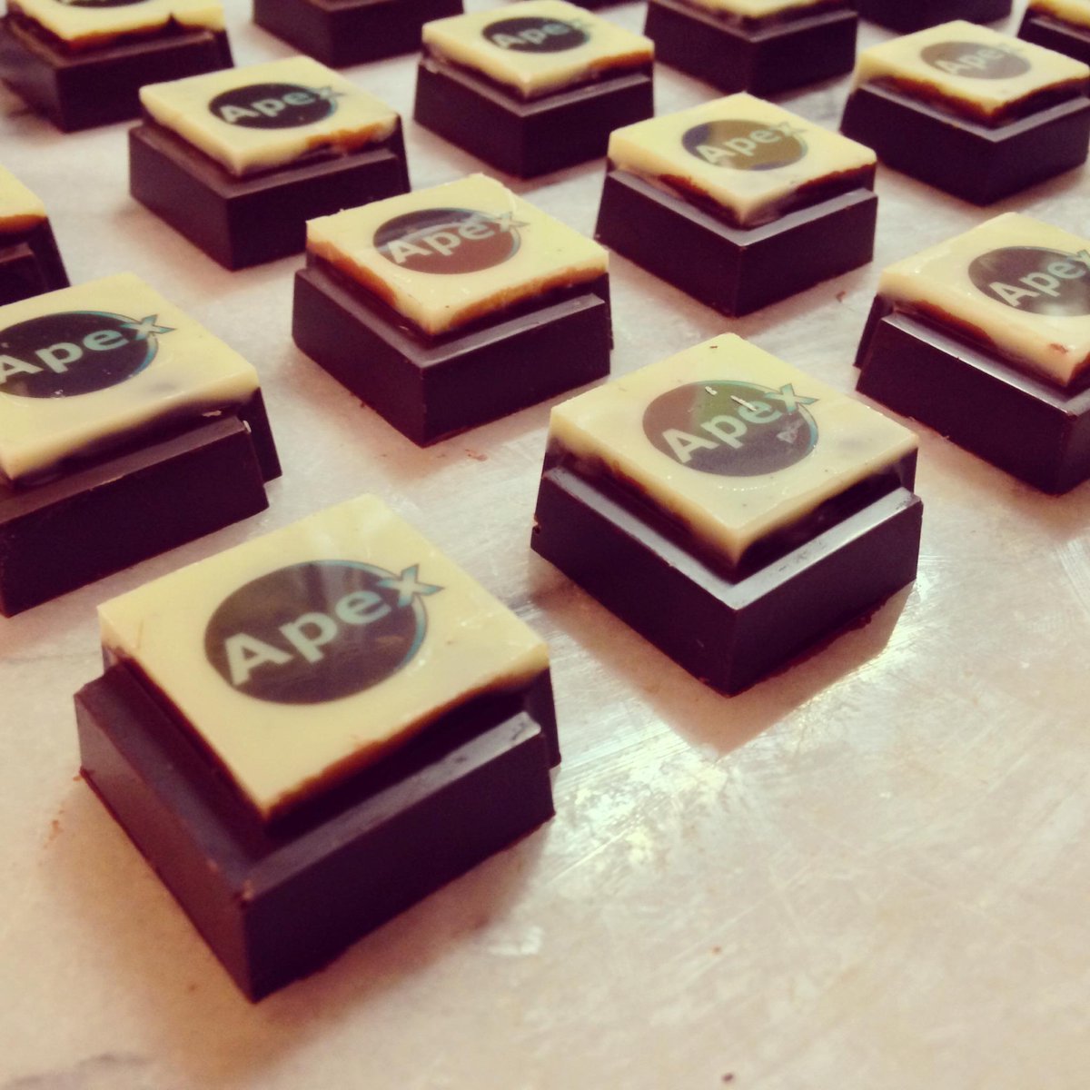 ApexDirectMail's tweet photo. We are putting together some lovely Christmas Hampers this year.  Who fancies some Apex chocolate? #Christmas http://t.co/dW5FfNisYm
