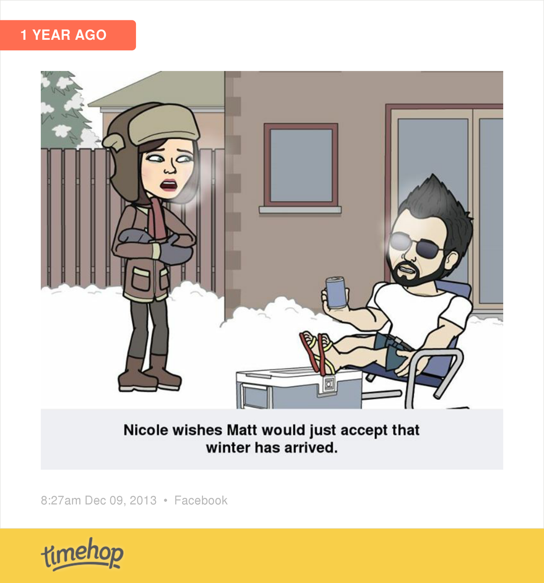 HKnoff's tweet photo. Exactly 1 year ago today! (via @timehop) http://t.co/tsWUuGhjOP http://t.co/wjogdhxZzE