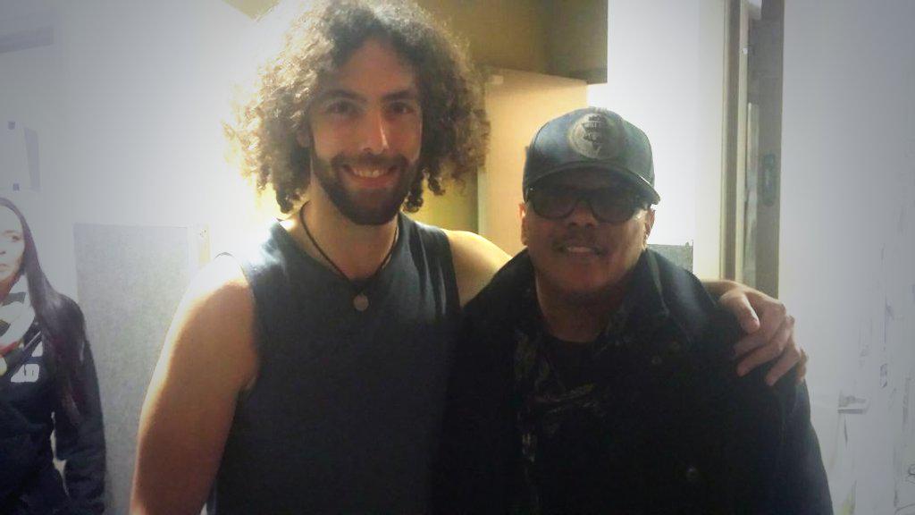 joey_peebles's tweet image. I've learned a lot from this man over the years. Thanks for comin' on the road w/ us @IvanNeville! #honored