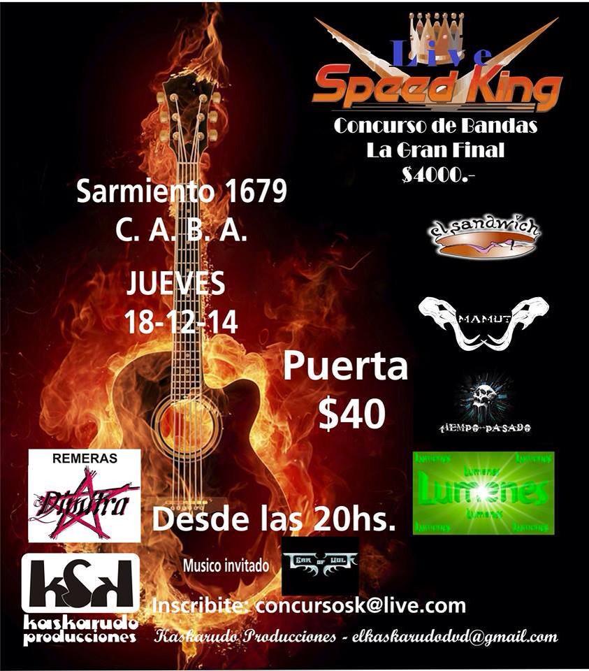 tpstonerrock's tweet photo. Última fecha del año y final del concurso de bandas ! #stoner #under http://t.co/0AEeQzAo0t