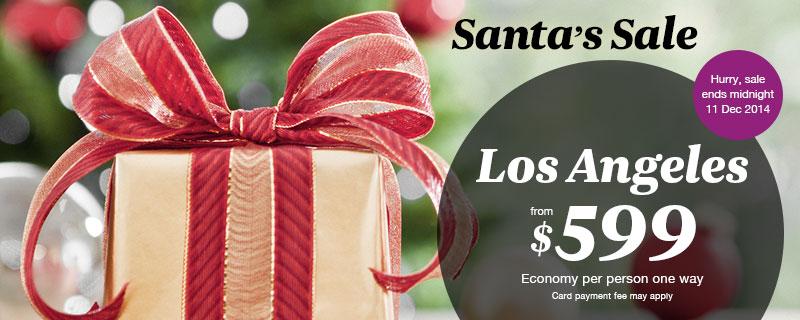 FlyAirNZ's tweet image. Santa’s Sale is now on! Hurry, ends midnight 11 December! #AirNZSantaElves fly.airnz.tw/santatw