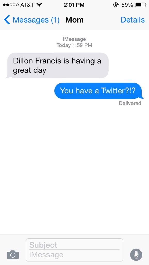 surahmarcus's tweet photo. @DILLONFRANCIS PLOT TWIST: my mom told me http://t.co/7JEeneKBo4