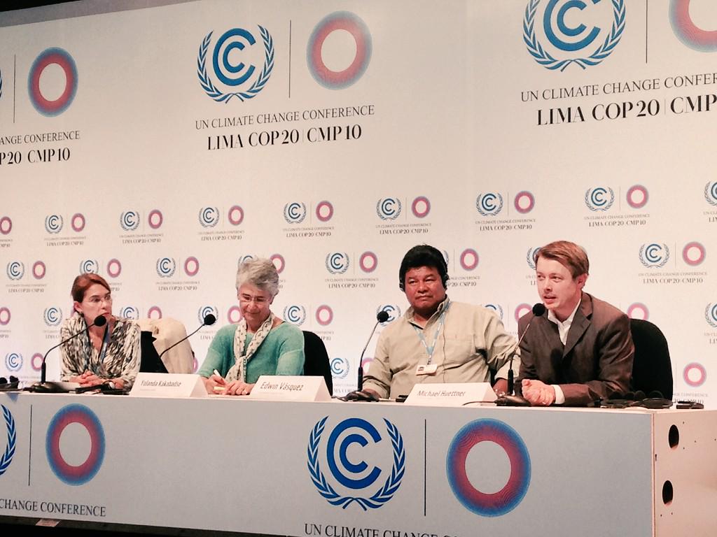 Amazon Indigenous REDD+ Cooperation Initiative between COICA &amp; Germany: "You can't do REDD+ without the people" #REDD
