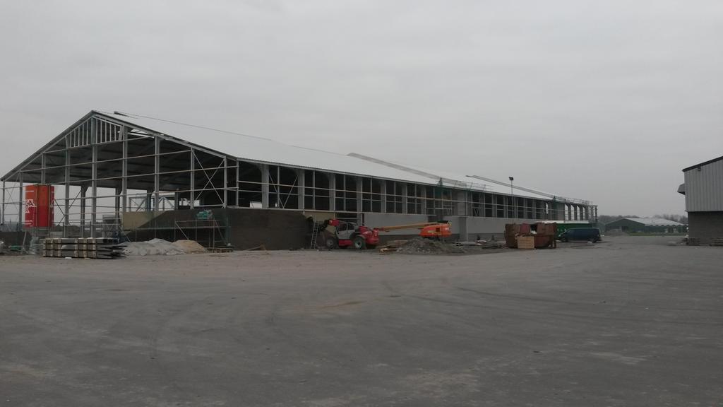 Dak zit erop voordat de ergste regen en wind begint.