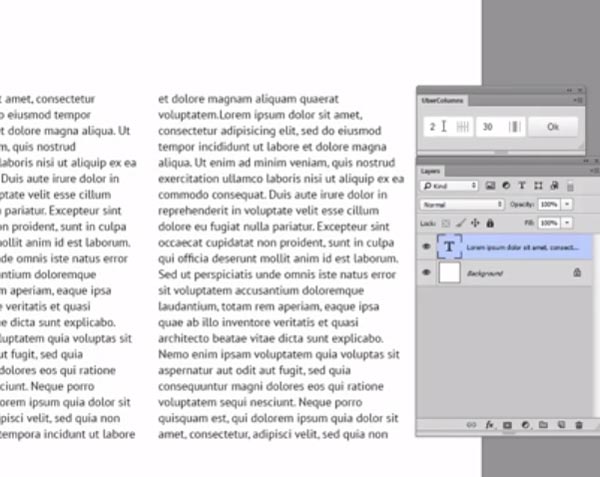 johnsgraphisme's tweet photo. ► UberColumns : une extension Photoshop qui gère les colonnes de texte http://t.co/cdWUw9HWOq http://t.co/pFgmHtynGR