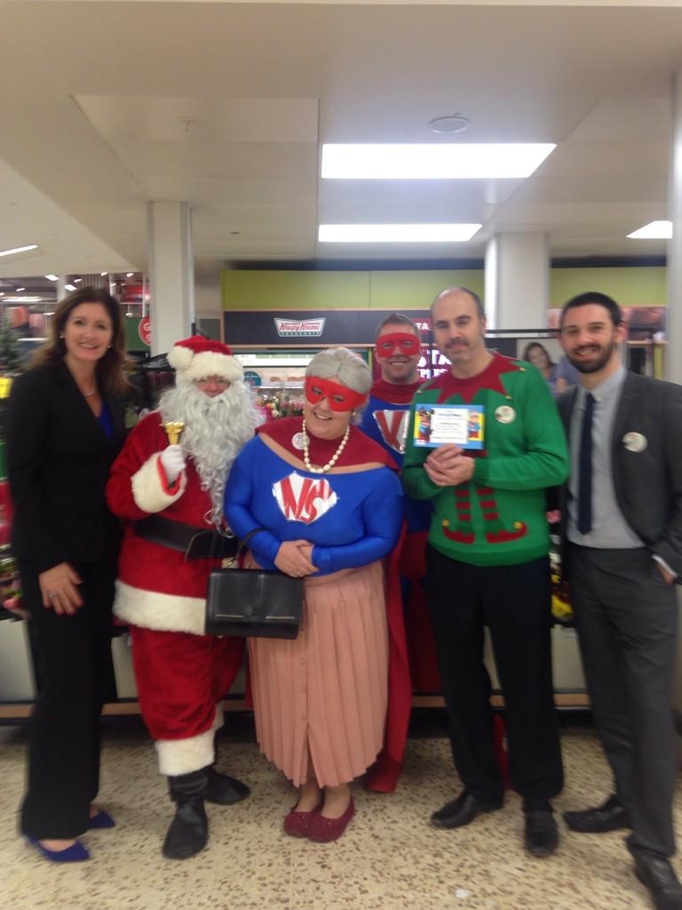 Well done to all at <a href="/SwindonTesco/">Swindon Tesco Extra</a> for an exceptional effort in reducing accidents!  bumped into the main man himself!