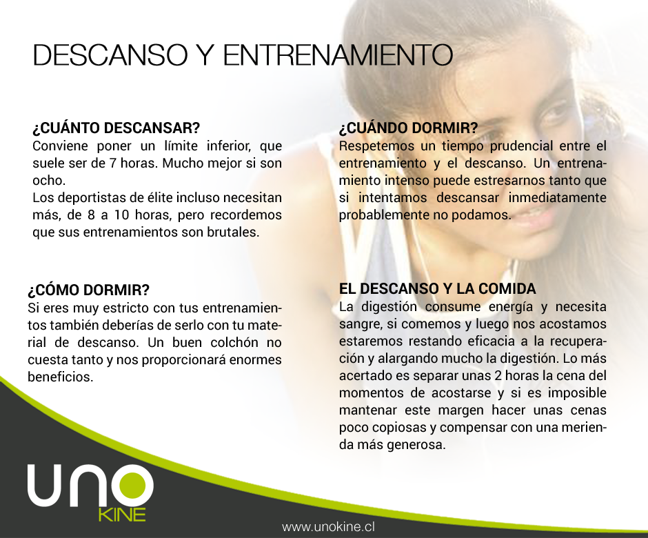 unokine's tweet photo. El descanso es tan importante como el entrenamiento. Te dejamos algunos tips #running http://t.co/hLS5XOYLOs