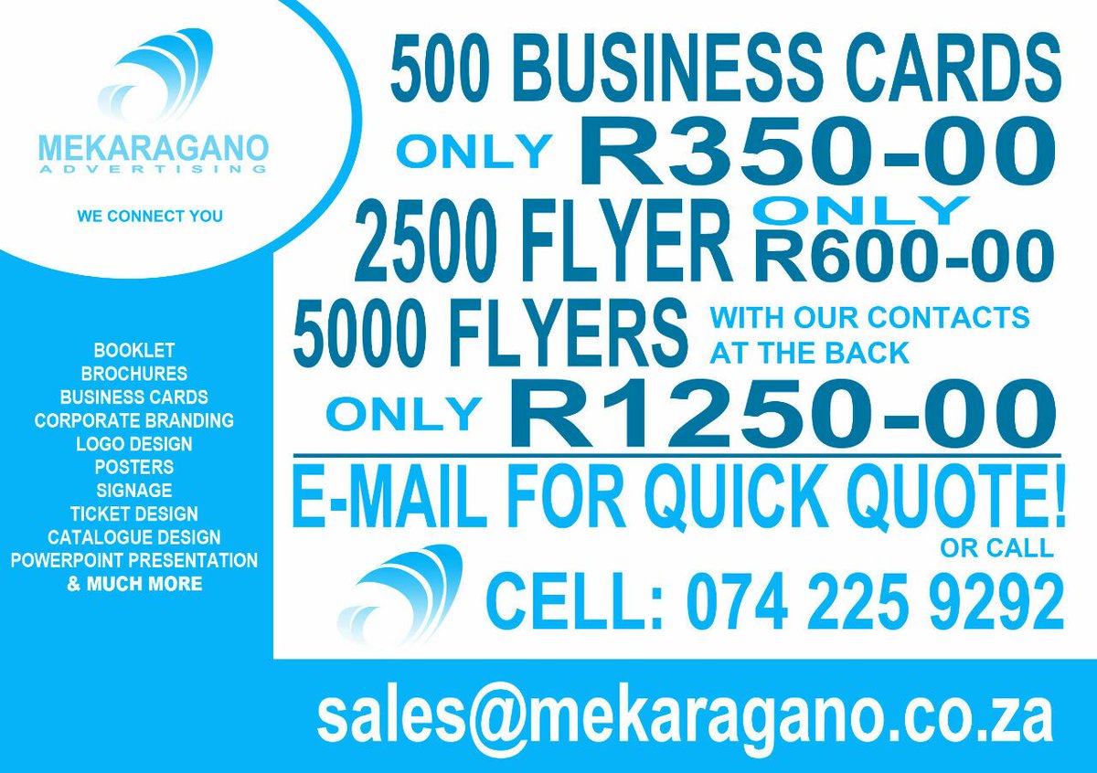 Mekaraganoad's tweet image. Let us Promote your #Business Contact us on 0742259292