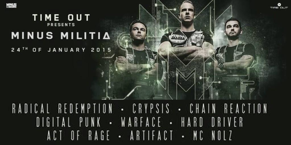I'll be supporting <a href="/MinusMilitia/">Minus Militia</a> at <a href="/TimeOutGemert/">Time Out Events</a>! This will be one to remember for sure, be there!!

.