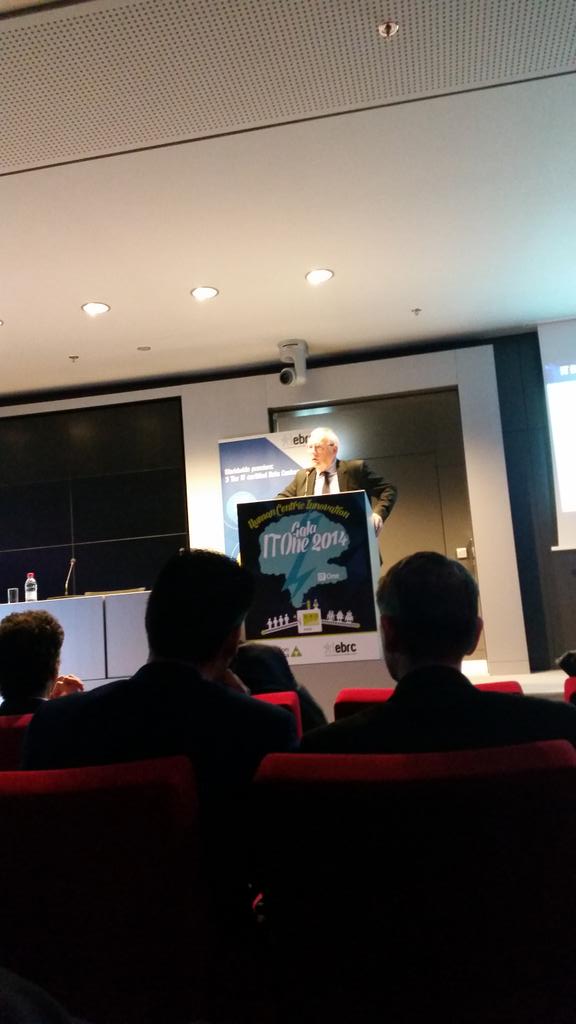 Akessandre's tweet image. 2/3 des #innovations sont rejetées par la société. Marc Giget @ITOne_News Gala ITone.