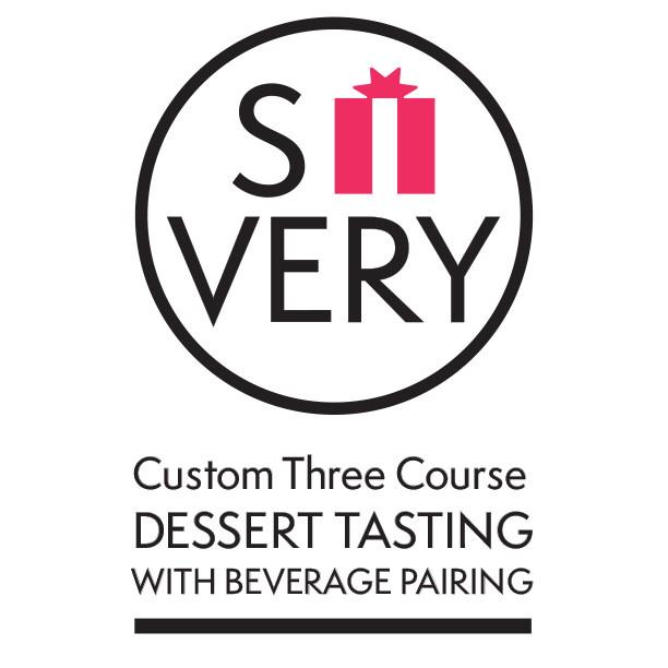 Give the sweetest gift ever: A Custom 3 Course Dessert Tasting with Beverage Pairing! Details: info@soveryfood.com