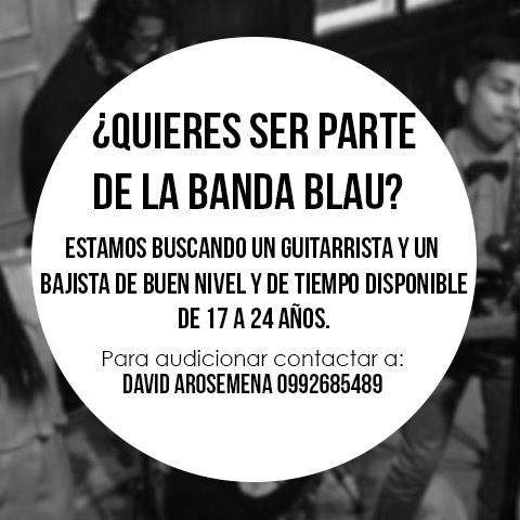 RT! Estamos buscando un guitarrista y un bajista!! Pilas se vienen grandes proyectos 💪🎸🎤