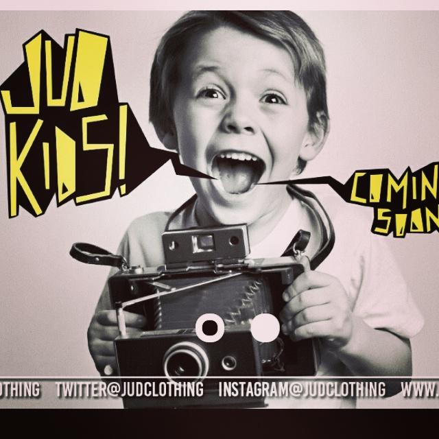 JUDclothing's tweet photo. Exciting times #judkids http://t.co/rSmrVVIfl9