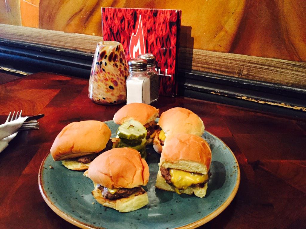 harrisgrill's tweet photo. The OG Baby Burgher is back!  Order at will!  @thefoodtasters #hogvent http://t.co/4f1aYP2oca