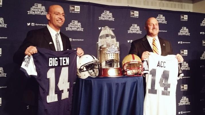 The head coaches leading their teams into the 2014 <a href="/PinstripeBowl/">Bad Boy Mowers Pinstripe Bowl</a>. #BCvsPSU