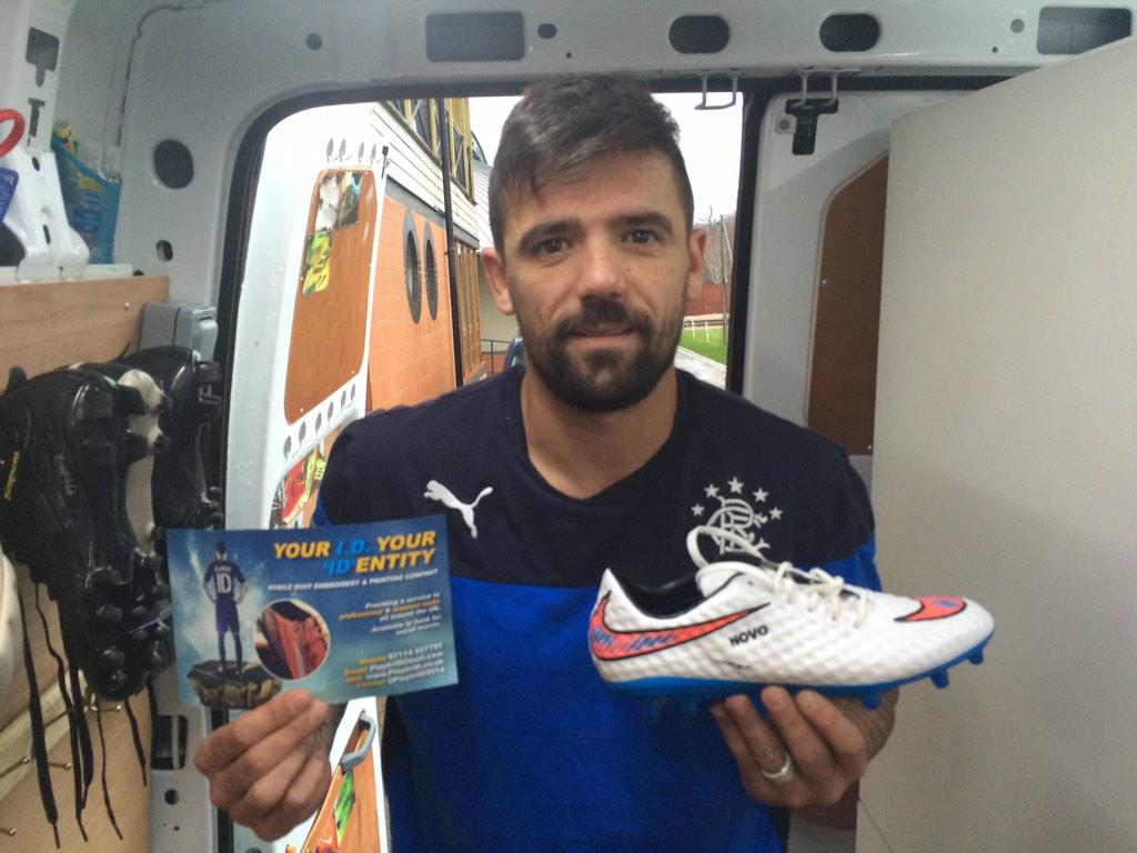 This Gentleman seems very happy with his boots today