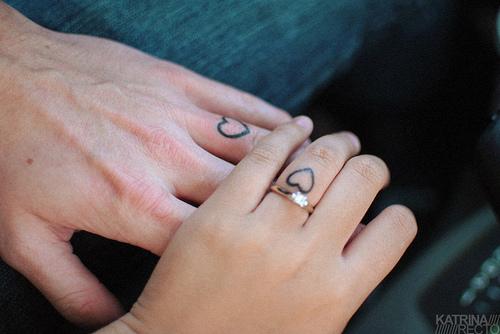 awesome wedding ring tattoo - Design of TattoosDesign of Tattoos