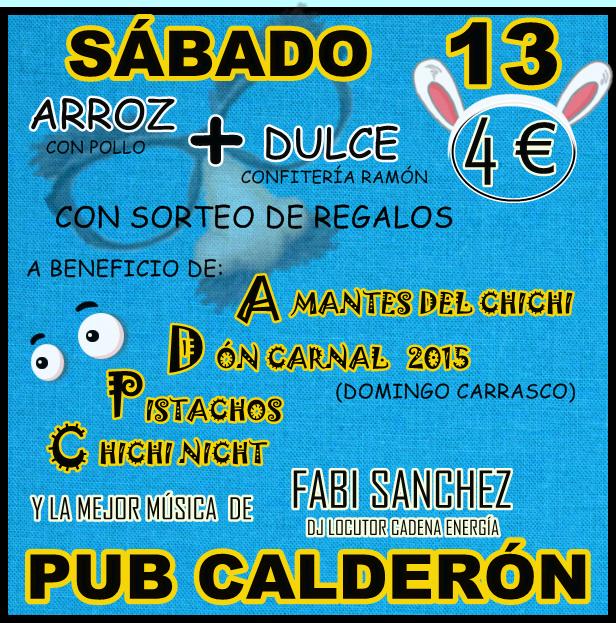 Sábado13 disfruta de arroz y dulce con amantes del chichi y Don carnal 2015,con la mejor música de <a href="/FabiSanchez_87/">Fabi Sánchez</a>